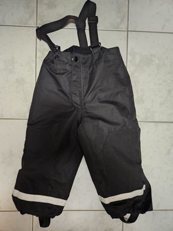 H&M Schneeoverall, Skihose, Winterhose, Gr. 98, Schwarz
