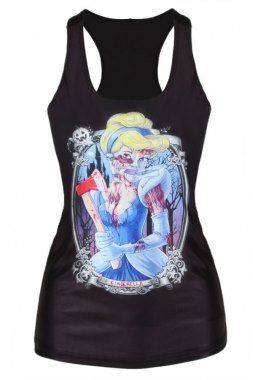 Top Shirt Zombie Cinderella *NEU* one size