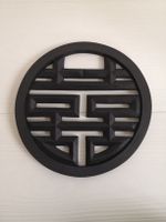 🤩2 STK: FENG SHUI HOLZ SYMBOL-DEKO GLÜCK & WOHLSTAND NEU
