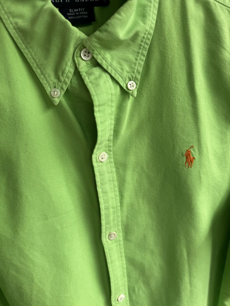 Ralph Lauren Camicette: Ralph Lauren Bluse, Slim Fit, Gr. 10, Hellgrün – Usato da Rotkreuz venduto da TR3B 3