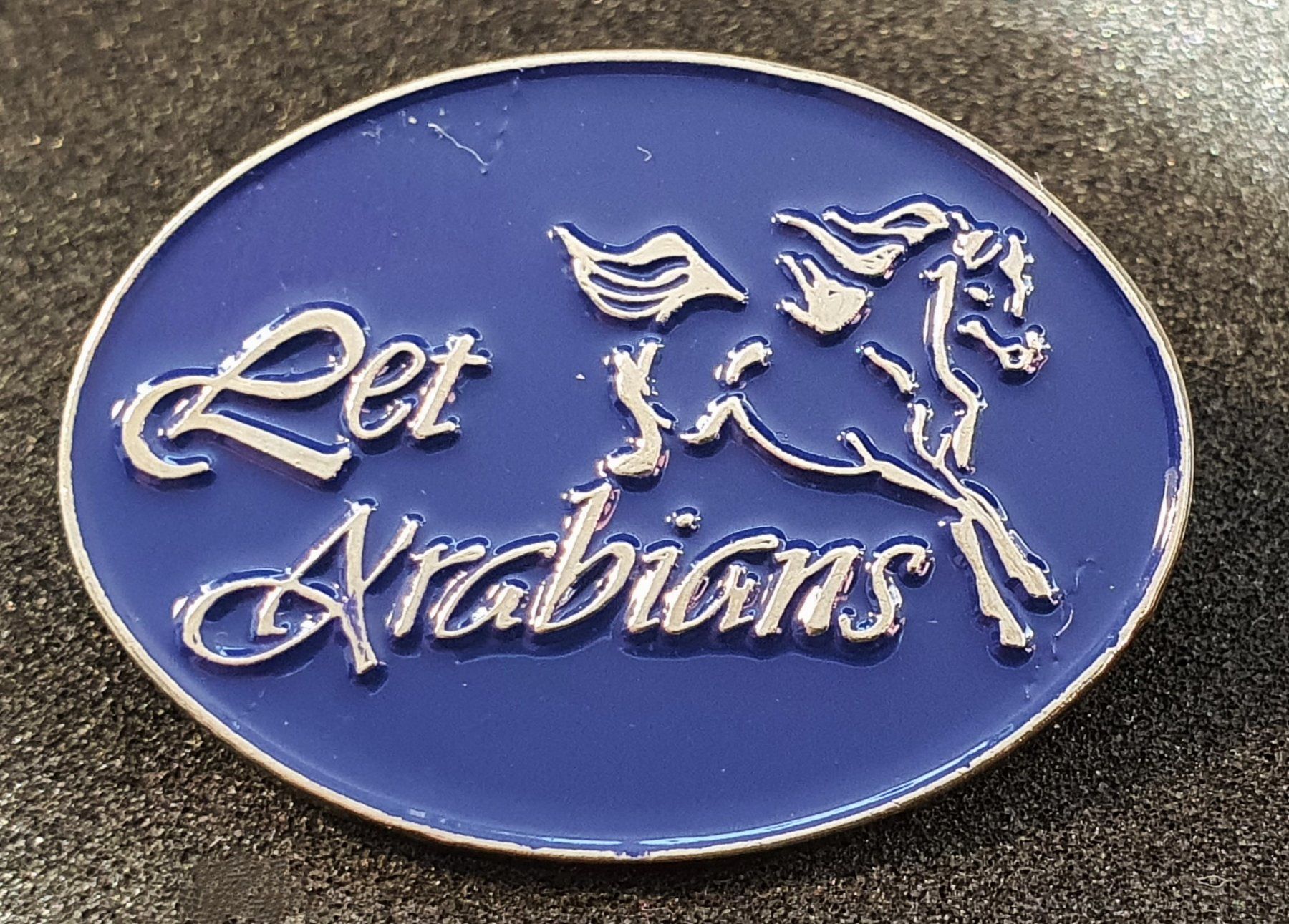 Placchette & Badge: T740 - Pin Let Arabians Pferd – Usato da Reinach BL venduto da Boston-Verkauf