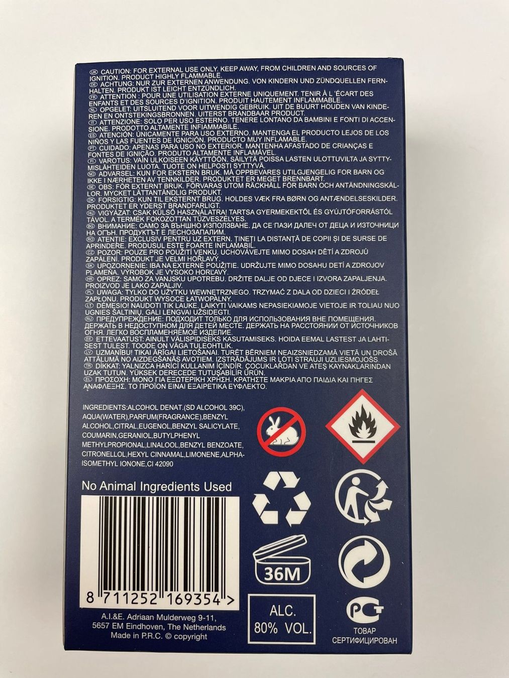 Profumi & Eau de Toilette: Parfüm Slazenger - Eau de Toilette, blau – Nuovo e nell'imballaggio originale da Wängi venduto da LiqKojote 2