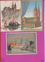 Basel 1935  :   Sängerfest   -   3 versch. Ansichtskarten