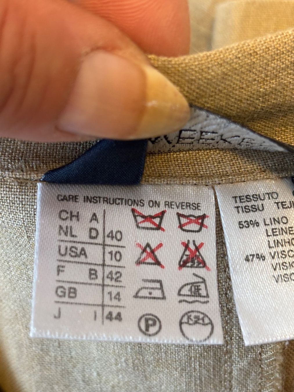 Max Mara Vestiti: Max Mara Blusenkleid Leinen – Usato da St. Margrethen SG venduto da dijanaO 8