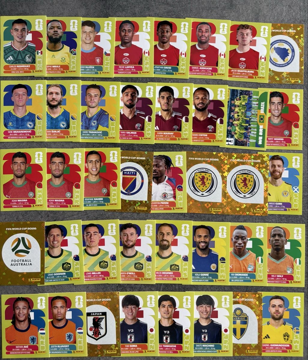 Panini Carte collezionabili: Panini Sticker WM 2026 Diverse – Nuovo (secondo la descrizione) da Lausen venduto da RemoSaam