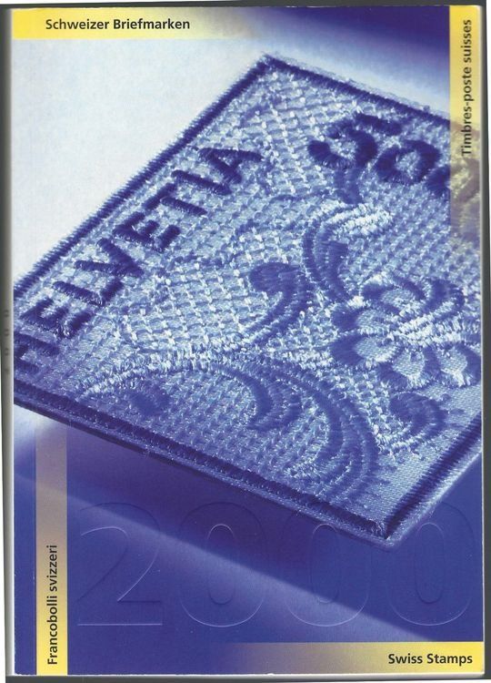 Tutti i francobolli: 2000 Schweiz Jahrbuch der Post, komplett ** – Nuovo (secondo la descrizione) da Nuglar venduto da Stamp88
