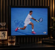 Roger Federer - Handsigniertes Foto | Beckett COA | 28x36