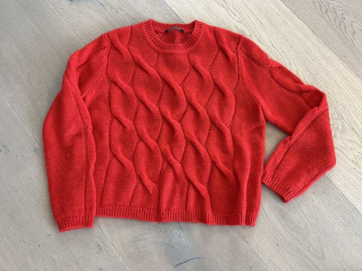 Luisa Cerano Maglioni & Felpe: Luisa Cerano Strick Pullover rot Gr. 38 – Usato da Zug venduto da Gibbi80
