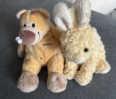 Süsses Stofftier-Set: Teddy und Hase für kuschelige Kids!