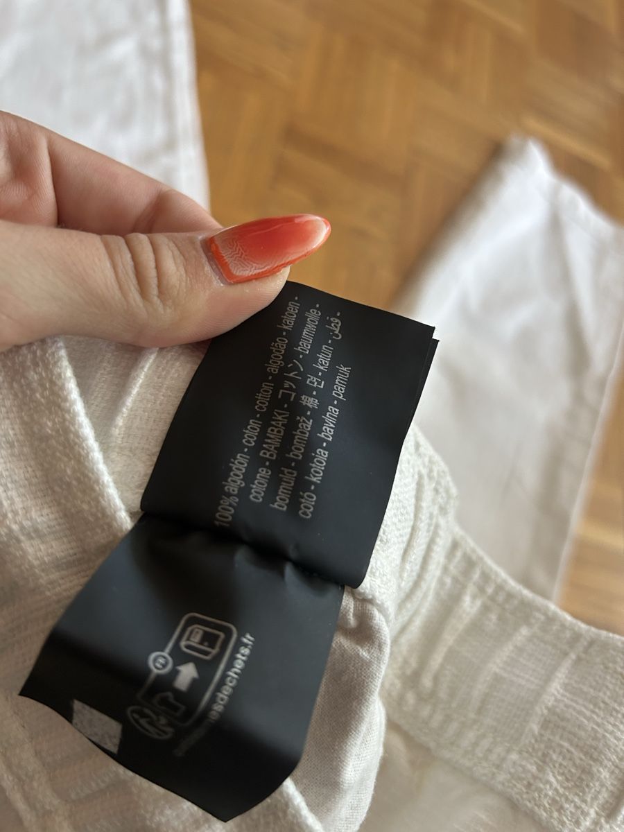 Zara Hosen: Pantalon ZARA blanc coton – Neu (gemäss Beschreibung) aus Grand-Lancy von eli_x5k9 3