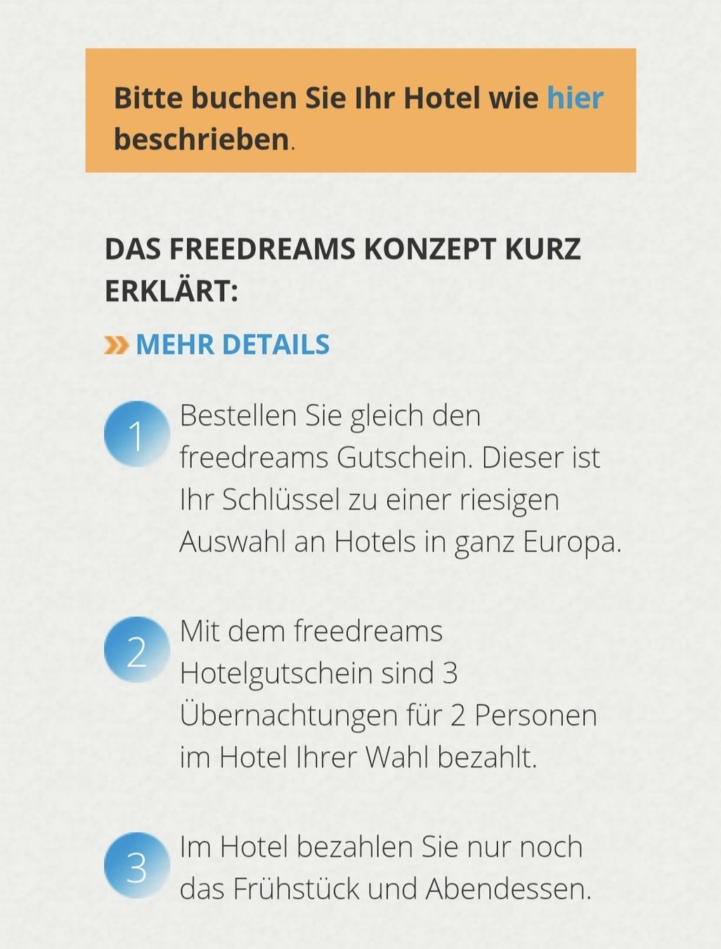 Gutscheine: Freedreams Hotelscheck bis 30.09.2026 - 3 Nächte! – Neu und originalverpackt aus Dornach von lau_y5xn 2