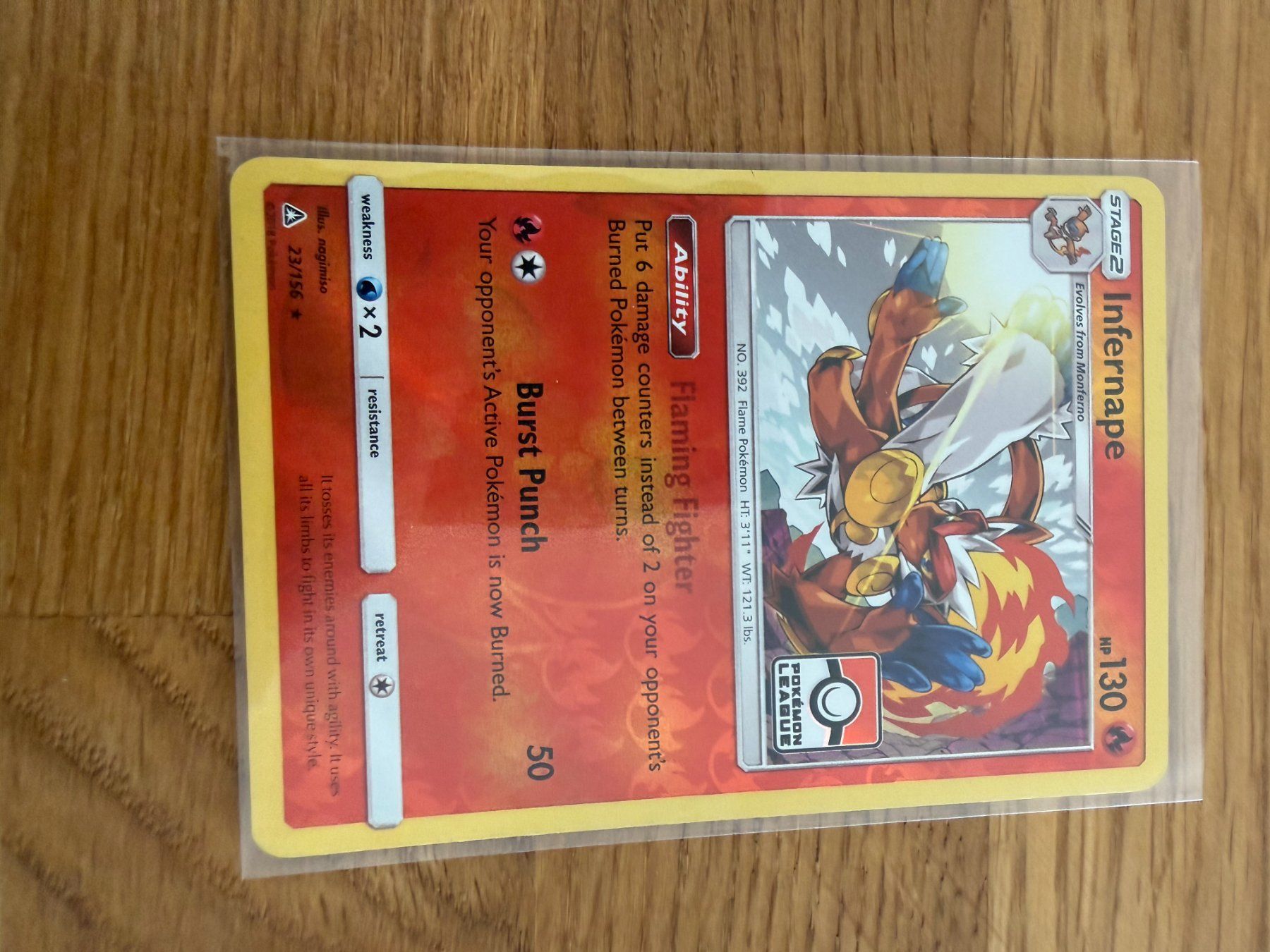 Pokémon Carte collezionabili: Infernape 23/156 – Usato da Amriswil venduto da sim_nlb6