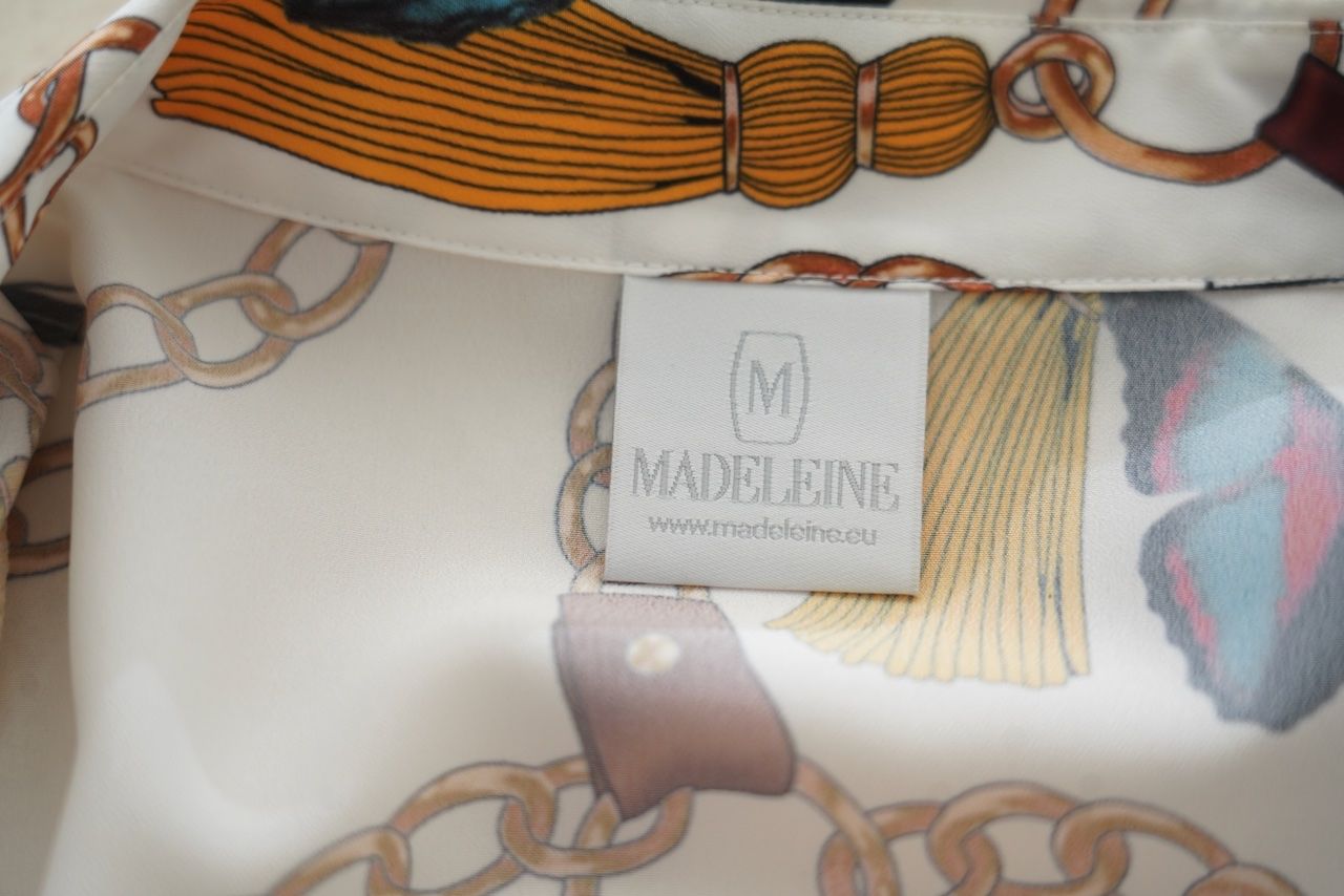 Madeleine Blusen: Elegante Seidenbluse Madeleine Gr. 42, bunt – Gebraucht aus Engelburg von MarcelR01 1