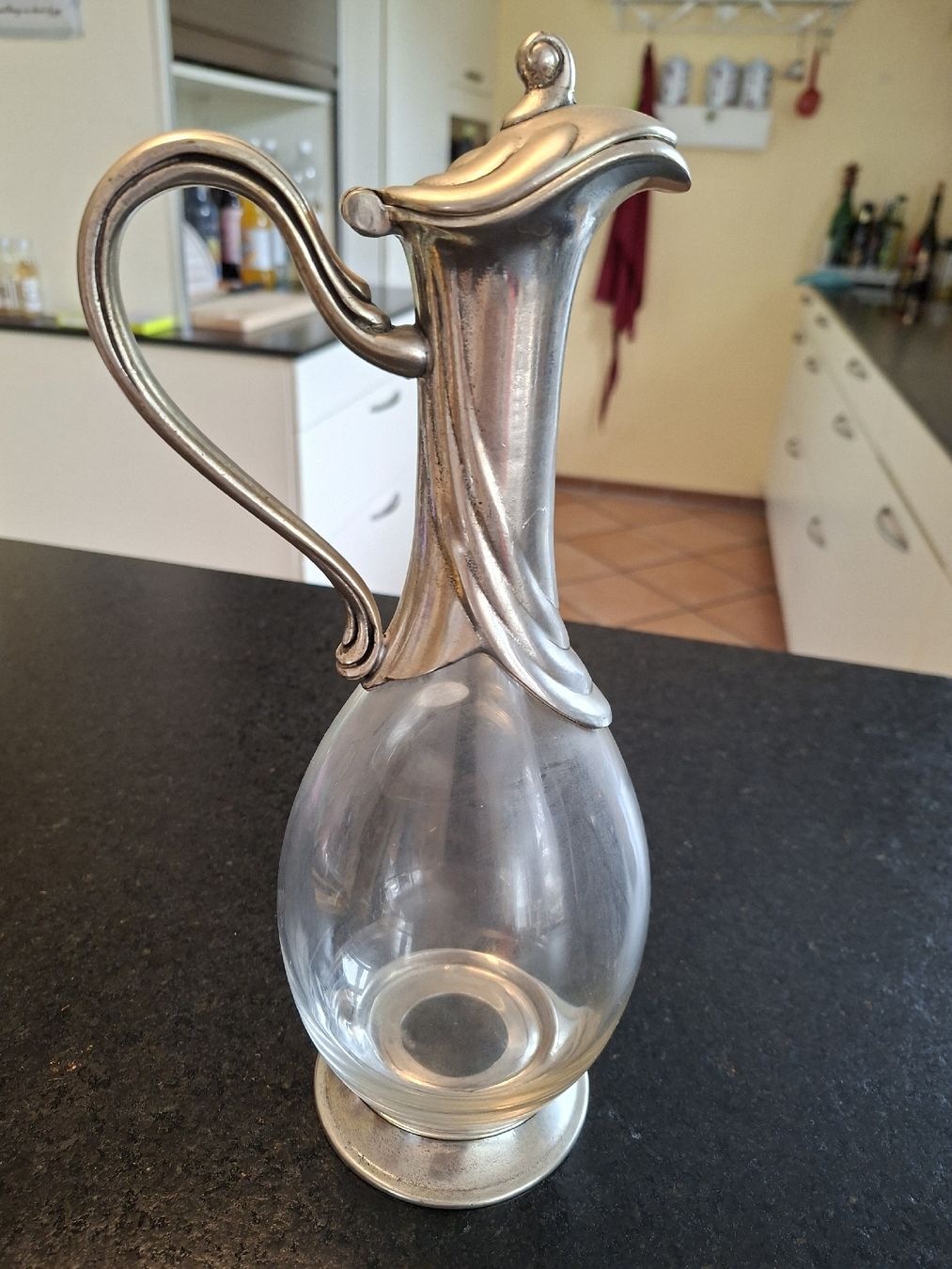 Caraffe: vintage Wasser Karaffe Zinn – Usato da Meinisberg venduto da MartinaM1972 2