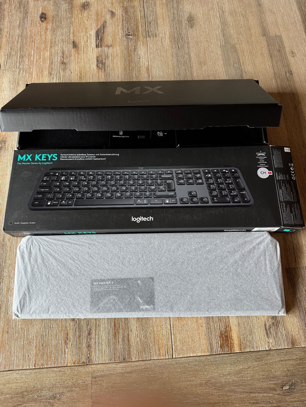 Logitech MX Keys, Nummernblock, Kabellos, CH Layout (Neu und ...
