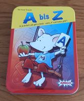 AMIGO *A - Z - SPIEL IN BLECHBOX*10.5.X14.5/1XGR.K BEANSPR.