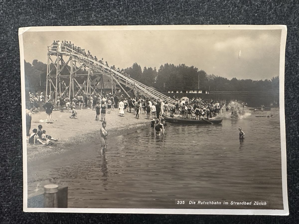 Cartes postales: Rutschbahn Strandbadi Zürich – D'occasion à Wettingen par Phibras