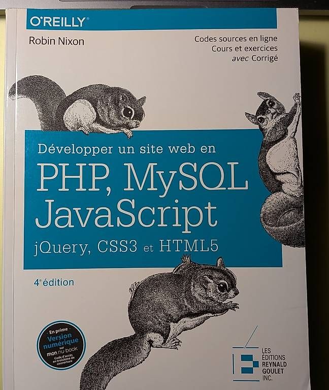 Bücher: Développer un site web en PHP, MySQL et JavaScript – Gebraucht aus Gland von OleksandrB