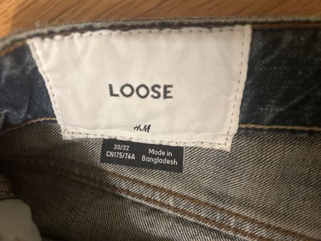 H&M Jeans Blau, Loose 30/32
