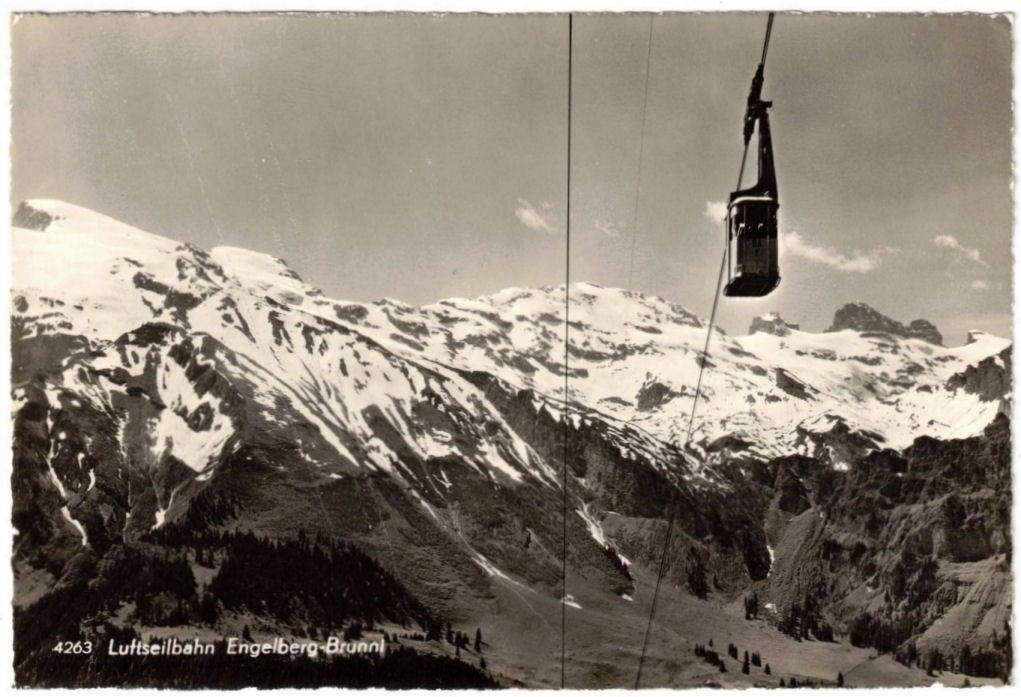 Ansichtskarten: Engelberg - Luftseilbahn Brunni – Gebraucht aus Binningen von Mountainrider
