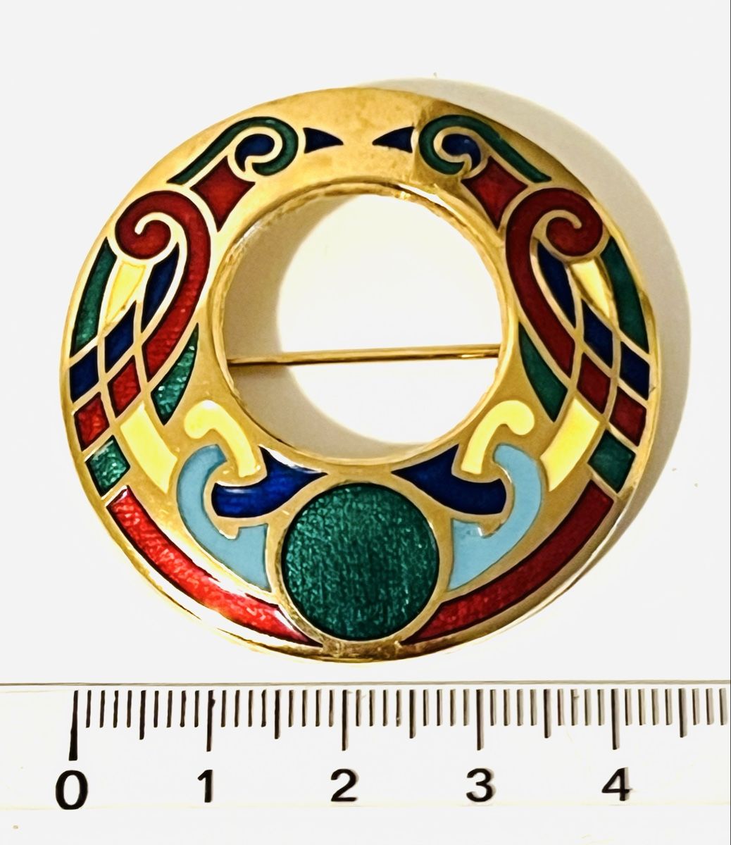 Spille & Fermagli: Vintage Celtic Enamel Brooch – Usato da Rüschlikon venduto da topswissvintage 2