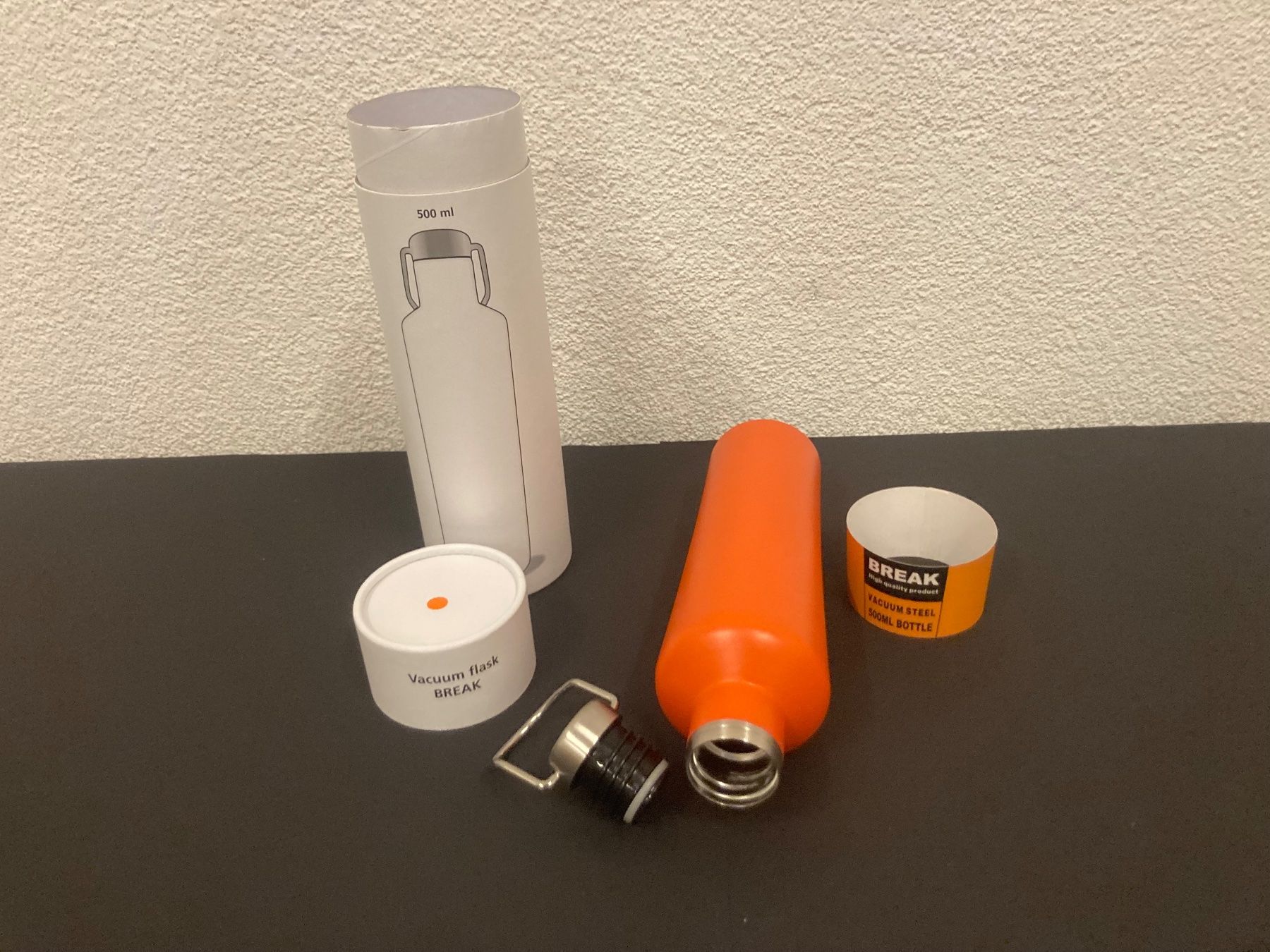 Trinkflaschen & Thermosflaschen: Thermosflasche Break, 500ml, Orange, Neu – Neu und originalverpackt aus Neuenhof von jorogo 3