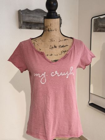 Damen T-Shirt Grösse S by Chicoree Rosé Neu