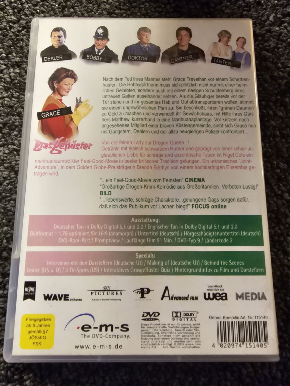 Tutti i DVDs: DVD Grasgeflüster(22033) – Usato da Ruswil venduto da jan_bxl5 1