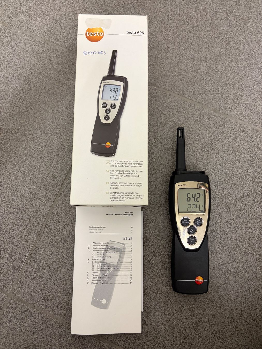 Messen: TESTO 625 Thermohygrometer NP 310.- – Gebraucht aus Unterägeri von Sportster0