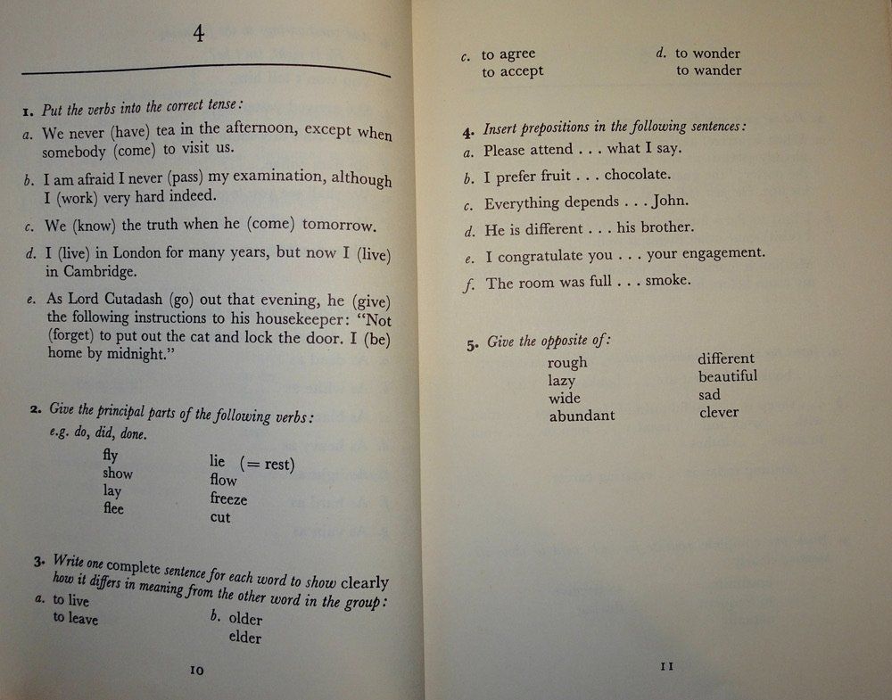 Libri: Livre d'anglais: "Intermediate Test Papers" – Usato da Châtelaine venduto da fil_7lqg 6