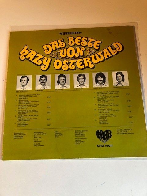 Dischi in vinile: Hazy Osterwald Jetset – Usato da Aarwangen venduto da Jukebox3 2