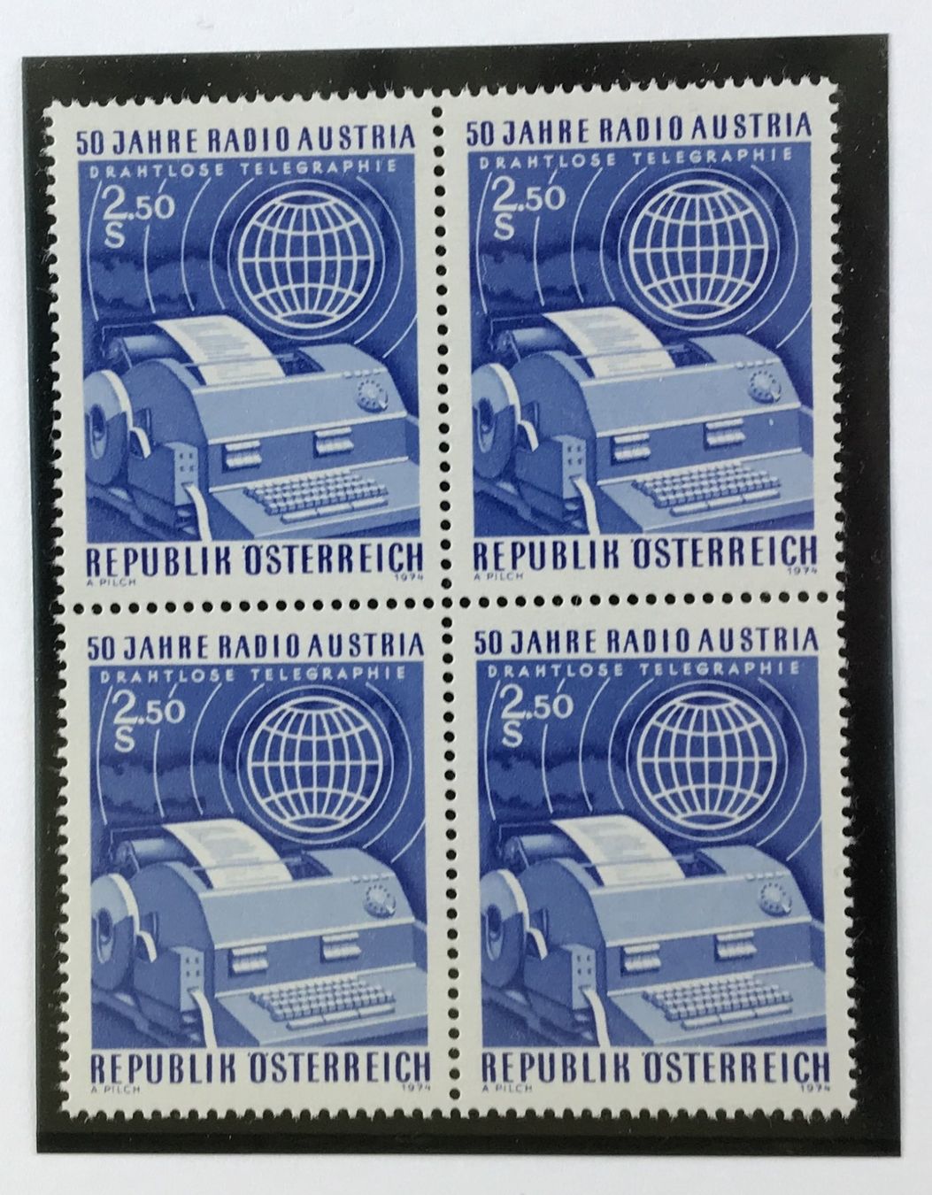 Tutti i francobolli: 50 JAHRE RADIO AUSTRA – Usato da Ostermundigen venduto da Kari1937 3