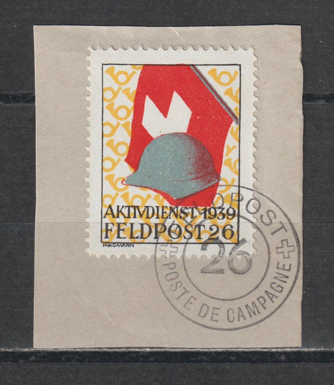 Tutti i francobolli: Feldpost Nr. 19/1 o – Usato da Siebnen venduto da Fstaehli