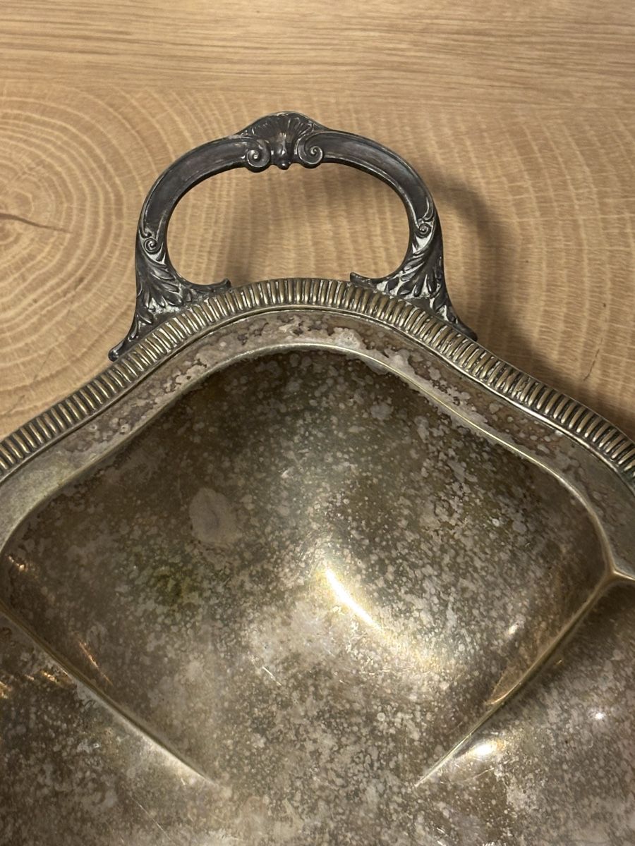 Tutte le decorazioni: Antikes versilbertes Servierset Schale & Tablett – Usato da Orpund venduto da BlackEagel80 2
