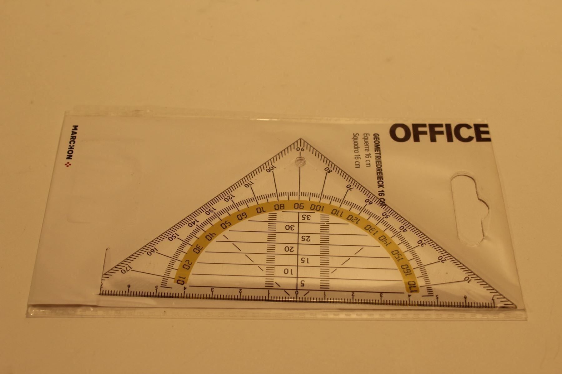 Altro in Scrittura & Disegno: Geodreieck Marchon, 16cm – Nuovo e nell'imballaggio originale da Fehraltorf venduto da haefens
