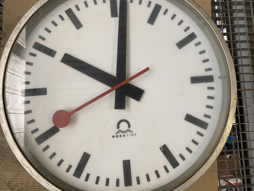 Mobatime Funkuhr 60 Cm Funkuhr 60 Cm TFA Analoge Funk-Wanduhr