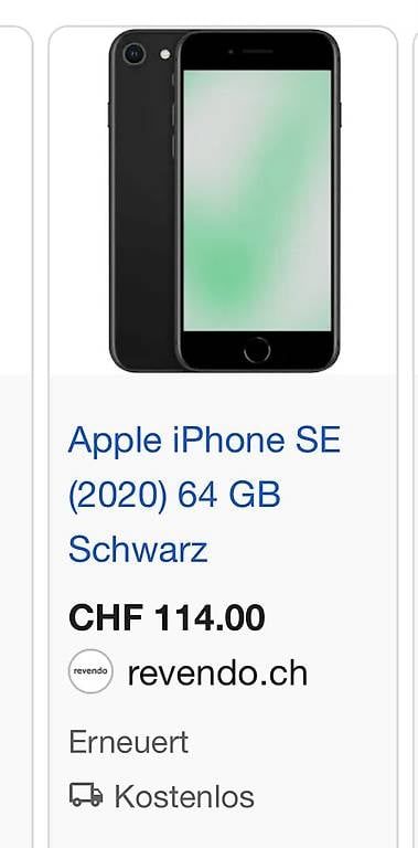 Handys / Smartphones: iPhone SE, Black, 64GB – Gebraucht aus Domat/Ems von noe_xkb7 4