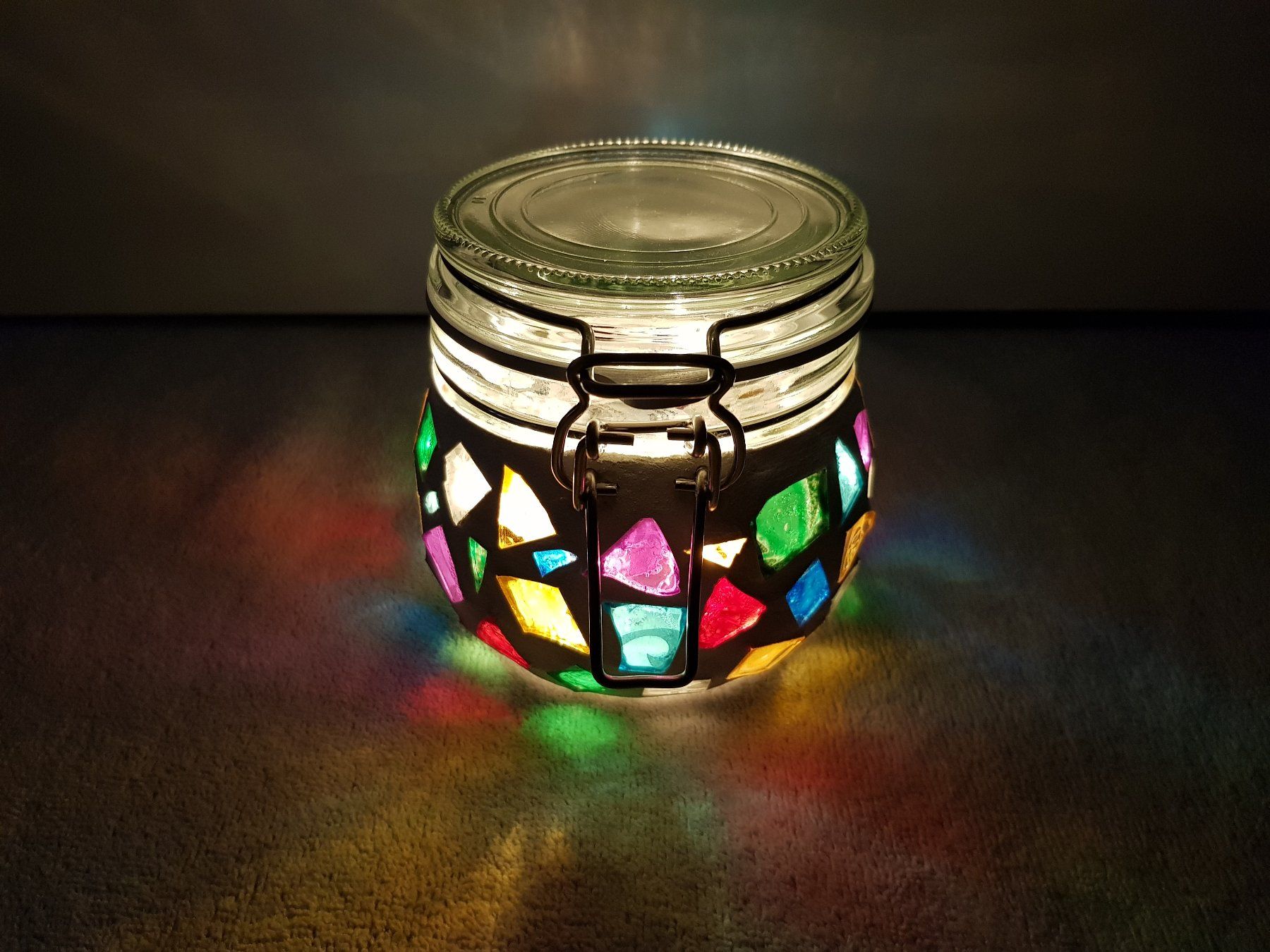 Ikea Contenitori & Simili: (Beleuchtetes) Einmachglas Regenbogen Handarbeit – Nuovo (secondo la descrizione) da Liestal venduto da tonic 2