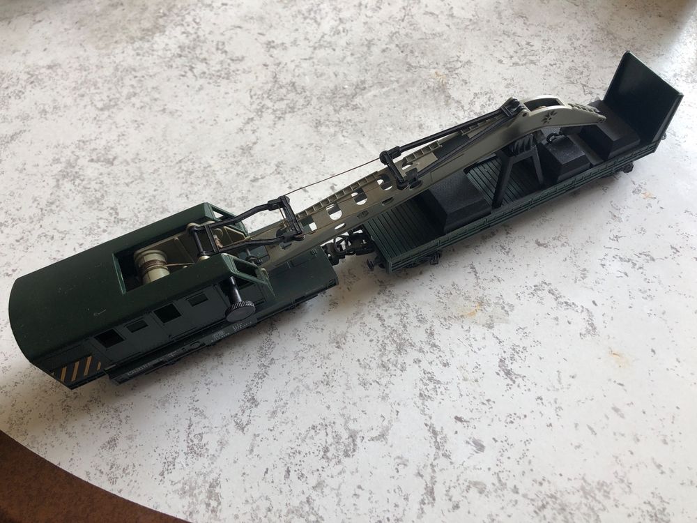 Grue-wagon Lima 309058 HO – Vert, Complet, Comme Neuf, Boîte D'origine