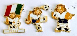 3 Pin Fussball WM 90 Italien