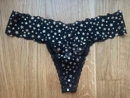 Victoria’s Secret Shimmer Lace Thong S NEW