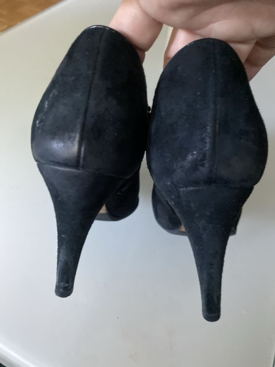 Scarpe da donna: Bottines élégantes en daim noir, taille  38,5 – Usato da Geneve venduto da pat_p76n 2