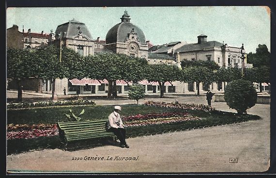 Cartoline postali: AK Genève, Le Kursaal – Usato da Berlin venduto da bartko-reher