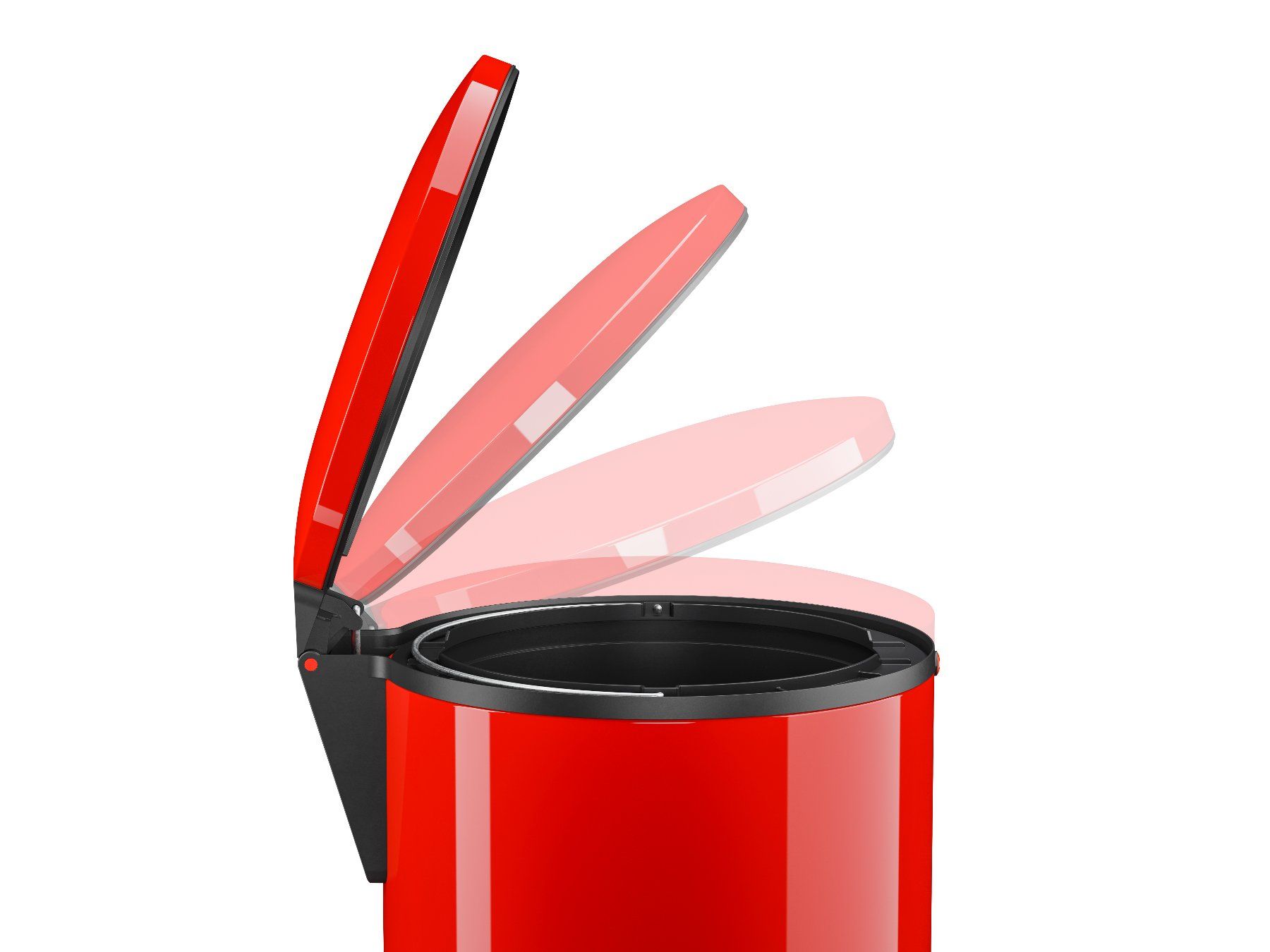 Hailo Abfalleimer: Hailo Treteimer Pure L rot – Neu und originalverpackt aus Erlinsbach von Home-World 1