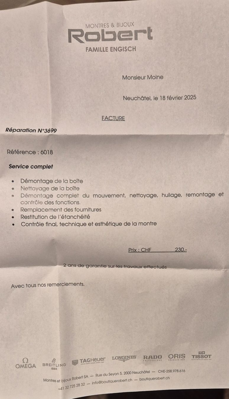 Orologi: Héli Reymond Vallée de joux – Usato da cortaillod venduto da fab_moine 3