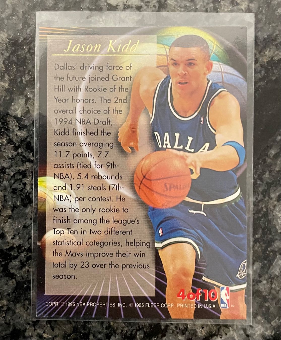 NBA Jason Kidd All Rookie First Team Card (Neu (gemäss Beschreibung ...