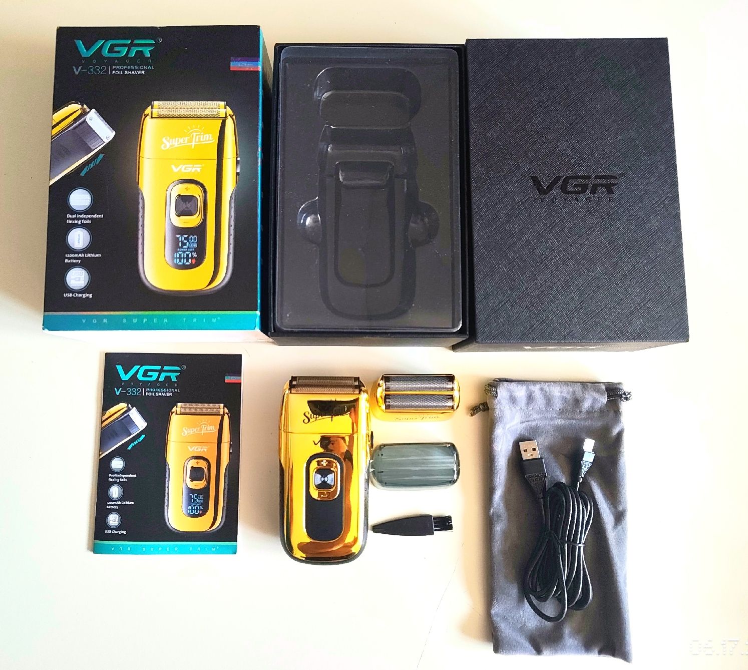 Taglio: Bart und Haarschneider Set / Foil Shaver /Trimmer / Type-C – Nuovo (secondo la descrizione) da Neuhausen am Rheinfall venduto da dmi_5qpt 1
