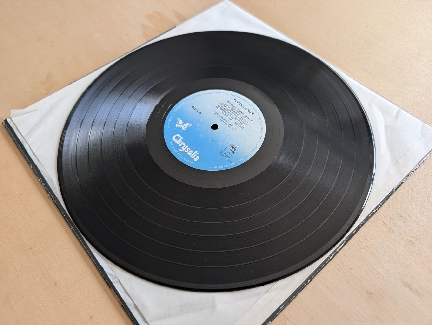 Vinyles: Blondie – Plastic Letters  EU 78 – D'occasion à Ebikon par soundundvielfalt 6