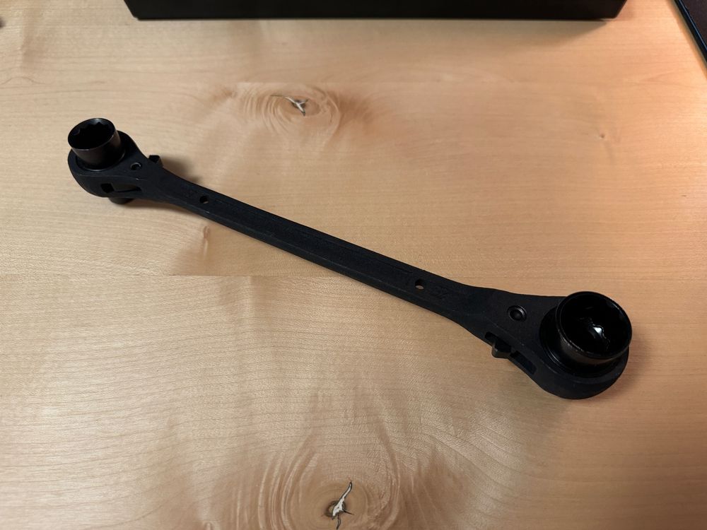 Ausziehbare Ratsche 3/4 Zoll – 630–1000 Mm, 24 Zähne, CR-Mo-Stahl, Umschaltbar Mit Schnellspanner