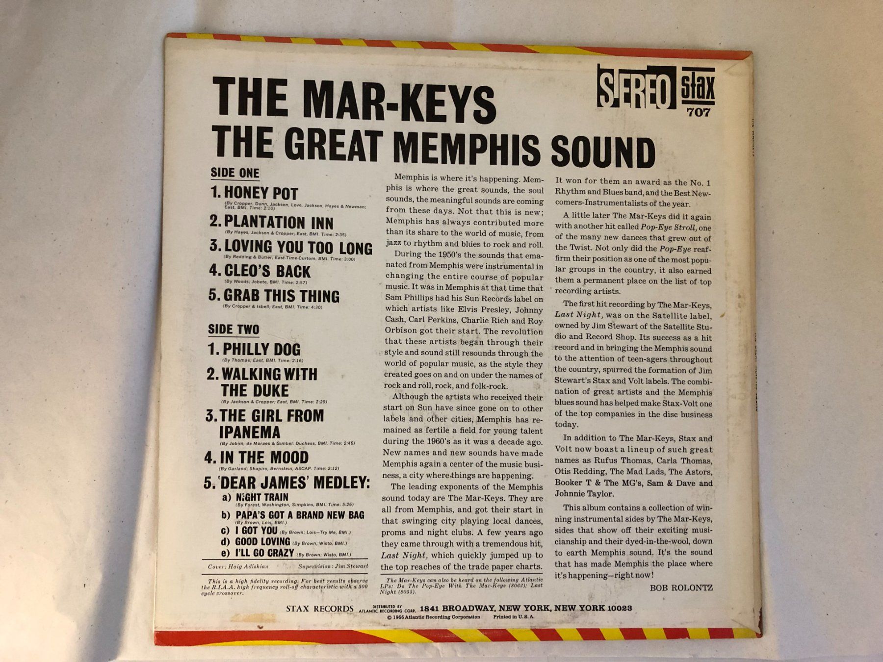 Dischi in vinile: THE MAR-KEYS - The Great Memphis Sound – Usato da Zufikon venduto da mirageg5 1